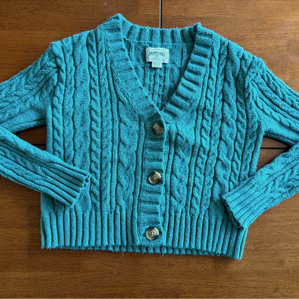 Women’s Green XS cardigan